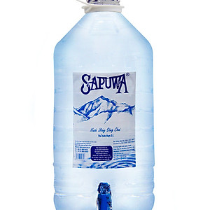 Bình 5 lít có vòi Nước Uống Tinh Khiết Sapuwa