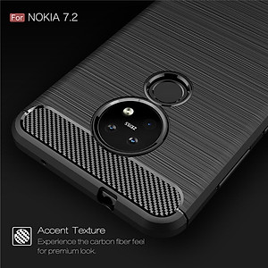 Ốp lưng chống sốc cho Nokia 7.2 hiệu Likgus ( chống va đập, chống vân tay) - Hàng nhập khẩu