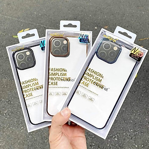 Ốp lưng Mutural lưng trong cứng viền màu bất tử không ố màu dành cho iPhone 13/ 13 Pro/ 13 Pro Max - Hàng chính hãng