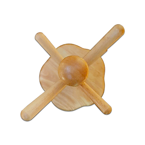 Cây/ Giá Treo Ly Gỗ Cao Su 6 móc tiện dụng, tiết kiệm không gian - Đồ Gỗ Nhà Bếp Thương Hiệu Trường Sơn