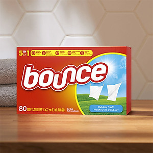 Giấy thơm quần áo Bounce Sheets (80 tờ) - Hàng chính hãng