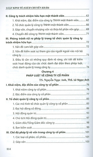 Luật Kinh Tế (Tái bản lần thứ nhất, có sửa đổi, bổ sung) - Sách chuyên khảo