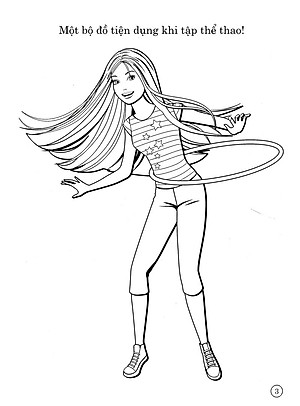 Sách Barbie Xinh Đẹp 4 (Tô Màu Có Hình Dán)