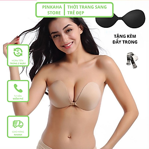 Áo Lót Dán Nâng Ngực Silicon - Áo Bra Dán Ngực Silicon Cài Trước Không Gọng Hình Bàn Tay