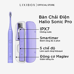 Bàn Chải Điện Halio Sonic Whitening Toothbrush Pro