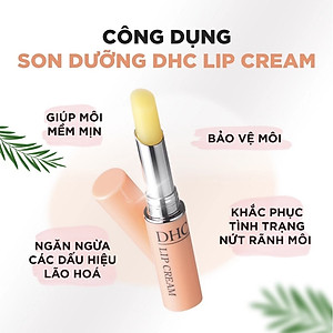 Son dưỡng môi DHC Lip Cream dưỡng ẩm, làm mềm môi 1,5g