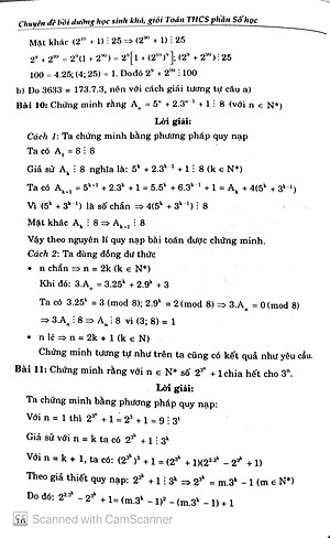 Chuyên đề bồi dưỡng học sinh khá, giỏi Toán THCS Phần Số Học  