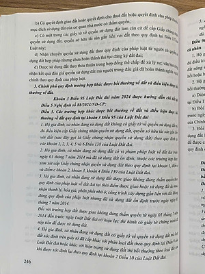 Chỉ dẫn áp dụng Luật Đất đai năm 2024