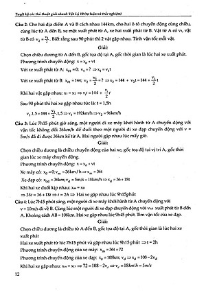 Vật Lý 10 - Tuyệt Kỹ Các Thủ Thuật Giải Nhanh Tự Luận - Trắc Nghiệm