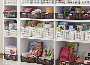 Rổ đựng đồ đa dụng Inomata size A4 - Hàng nội địa Nhật Bản (#Made in Japan)