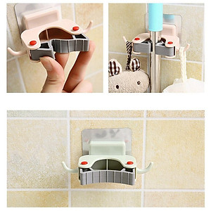 Kẹp treo chổi lau nhà và dụng cụ nhà bếp đa chức năng