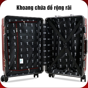 TẶNG TÚI ĐỰNG GIÀY + THẺ TAG - Vali kéo khung nhôm TRIP A91 chống trộm có đủ size 20-24inch - Bảo hành 5 năm - Hàng chính hãng