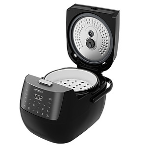 Nồi cơm điện tử Hitachi RZ-S18VN, dung tích 1.8L, màu đen, 16 chế độ nấu - Hàng chính hãng