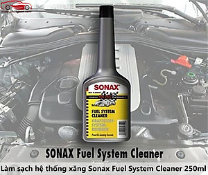 Dung dịch làm sạch hệ thống xăng Sonax 515100 Fuel system cleaner 250ml