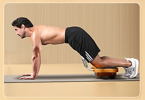 Dụng Cụ Tập Cơ Bụng, Con lăn Tập GYM Thế Hệ Mới,Có Đồng Hồ Tự Động,Đàn Hồi Cho Nam,Nữ Tại Nhà(Tặng thảm+Cáp Sạc)