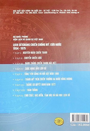 Lịch sử kháng chiến chống Mỹ, cứu nước năm 1954 - 1975 Tập VIII - Toàn Thắng