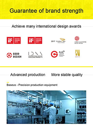 Móc kẹp treo Baseus Platinum Vehicle Eyewear Clip ACYJN- Hàng chính hãng