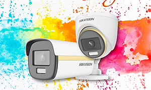 Camera HDTVI ColorVu Có Màu Ban Đêm 2MP HIKVISION DS-2CE12DF3T-F_Hàng Chính Hãng