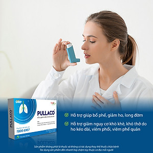TPBVSK PULLACO – Hỗ trợ giảm ho đờm, khò khè, khó thở