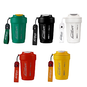 Cốc Giữ Nhiệt Teement Inox 316 Cách Nhiệt, Dung Tích 480ml, Có Dây Cầm Tay Chắn Chắn - Hàng Chính Hãng