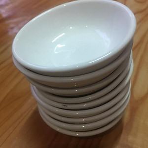 50 chén sứ trắng nhỏ chấm tương
