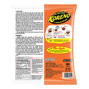 Thùng 30 Gói Mì Ăn Liền Koreno Vị Kim Chi 75g