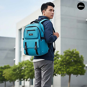 Balo Đi Học Xbags Sea Blue XB 3201 - Balo Học Sinh Cấp 2 Cấp 3 Siêu Nhẹ, Chống Thấm Nước, Thiết Kế Thời Trang Đựng Laptop 14-15 Inch