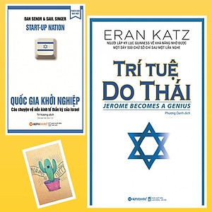 Combo Trí Tuệ Do Thái và Quốc Gia Khởi Nghiệp ( Tặng Kèm Sổ Tay Xương Rồng)