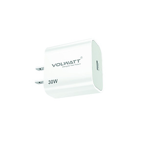 Củ sạc siêu nhanh Volwatt GE-30D-C-M GaN 30W - Hàng Chính Hãng Full Box