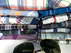 COMBO 2 ÁO SƠ MI TAY NGẮN NAM - 100% COTTON - GIAO MÀU NGẪU NHIÊN