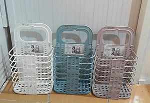 Giỏ đựng đồ gấp gọn thông minh Việt Nhật tặng móc dính, giỏ treo tường đựng quần áo đồ dùng nhà tắm - HÀNG VIỆT NAM