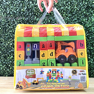 Đồ Chơi Xếp Hình Xây Dựng Thành Phố Vijago Giúp Bé Phát Triển Tư Duy Logic