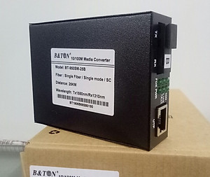 Convector 1 sợi SC đầu B-10/100M- BTON-BT-950SM-25B. Hàng chính hãng
