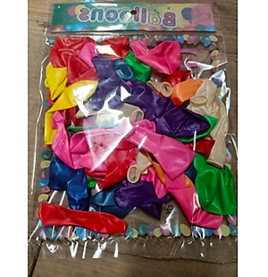 Túi Bóng Bay Nhũ 50 Quả