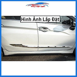 Bộ ốp nẹp sườn Xpander 2018-2019-2020-2021-2022 mạ crom trang trí làm đẹp xe