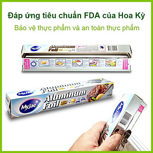 Giấy Bạc Màng Nhôm MyJae Đài Loan Để Bảo Quản, Nướng Thức Ăn, Bọc Thực Phẩm 30cm x 14m