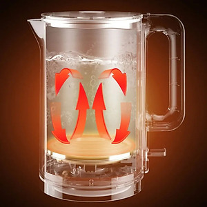 Ấm Siêu Tốc Inox 2 Lớp DAMAS DK-6018B (1.8L) - Hàng Chính Hãng