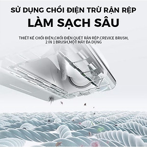 Günter & Hauer Máy Hút Bụi Cầm Tay Máy Hút Bụi Không Dây Sạc Điện 4 Trong 1 Đầu Chổi Một Máy Đa Năng V16 - Hàng chính hãng