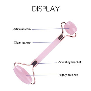 Set Cây Lăn Và Thanh Cạo Salorie Bằng Đá Ngọc Bích Màu  Trắng Hồng Mát Xa Da Mặt Chống Nếp Nhăn  - Hàng Loại 1 - Chính Hãng MINIIN