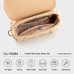 Túi Yuumy ( Thời trang nữ đi tiệc size 22 - Túi đeo chéo da YN284 )
