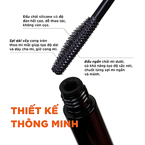 Mascara dài và cong mi tự nhiên dạng gel VACOSI NEOWISE Intense Mascara
