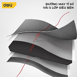 Túi Đựng Đồ Nghề Dụng Cụ Sửa Chữa Deli Tools Chất Liệu Vải Oxford Chống Thấm Nước Thiết Kế Nhiều Ngăn Tiện Dụng DL430018