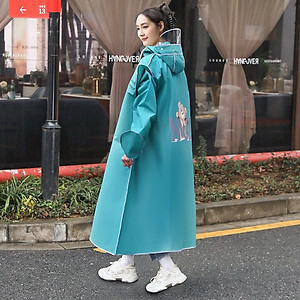 Áo Mưa Thời Trang Họa Tiết Gấu Nice Thiết Kế Thân Dài Có Kính Chắn Mưa Và Bao Tay Tiện Lợi- CÓ 4 MÀU - LOẠI 1 - HÀNG CHÍNH HÃNG MINIIN