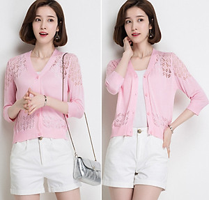 Áo Cardigan Nữ Duyên Dáng ALN040 MayHomes Áo Khoác Kiểu Nhẹ Và Cute