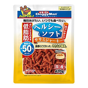 QUE GÀ MỀM & BÒ MỀM BỔ DƯỠNG DOGGYMAN NHẬP KHẨU NHẬT BẢN TÚI 420G