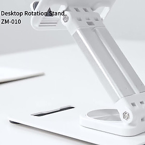 Giá đỡ kệ đỡ cho iPad / Tablet / máy tính bảng xoay 360 độ hiệu WIWU Destop Rolation Stand ZM-010 - thay đổi chiều cao, xoay mọi góc độ, gấp gọn khi không sử dụng - Hàng nhập khẩu