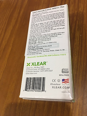Xịt Mũi Kid's Xlear cho bé (22ml)