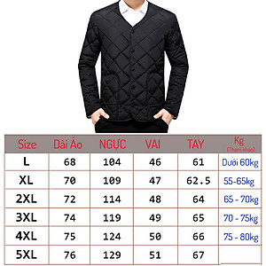Áo khoác Phao Nam có lớp bông giữ ấm mùa đông - T0419