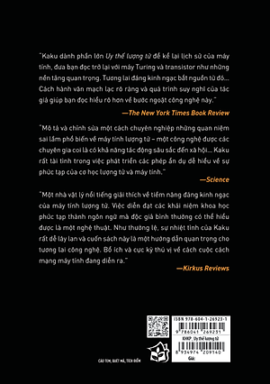 Sách Uy thế lượng tử. Cuộc cách mạng máy tính lượng tử sẽ làm thay đổi tất cả như thế nào