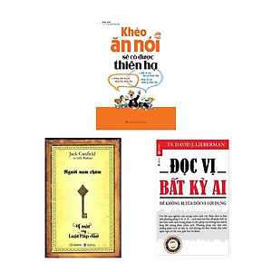 Combo Sách Nghệ Thuật Giao Tiếp Thành Công: Khéo Ăn Nói Sẽ Có Được Thiên Hạ ( Tái Bản ) + Người Nam Châm - Bí Mật Của Luật Hấp Dẫn (Tái Bản) + Đọc Vị Bất Kì Ai (Tái Bản) 